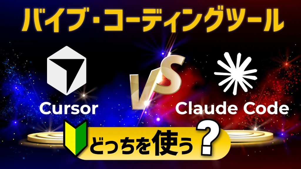 【バイブ・コーディング超入門】04.バイブ・コーディングツールの紹介｜Cursor vs Claude Code【プログラミング初心者向け入門講座】