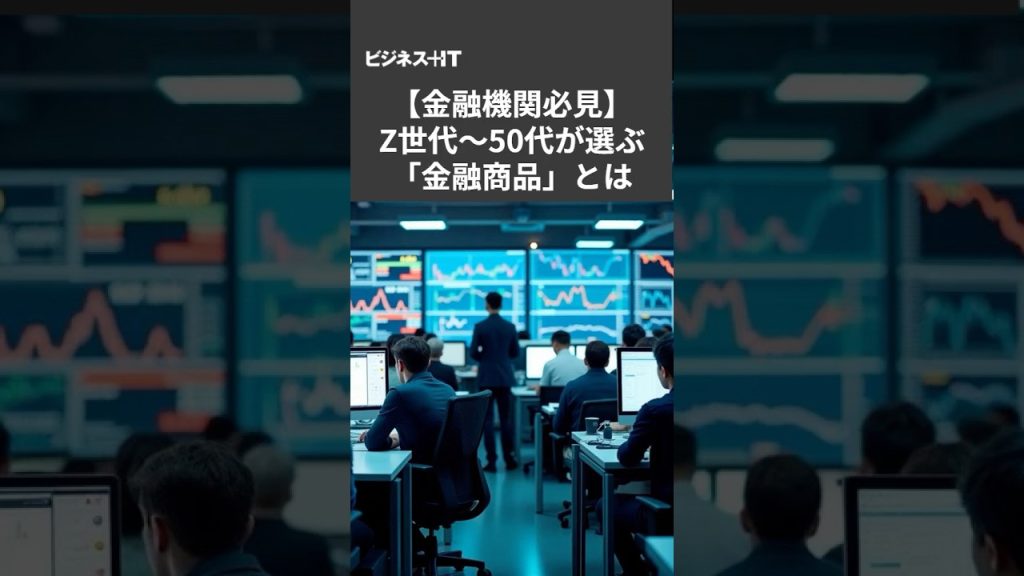 【金融機関必見】Z世代～50代が選ぶ「金融商品」の実態調査、世代別の投資額の差も…　#shorts #資産形成 #z世代 #お金 #投資 #新nisa