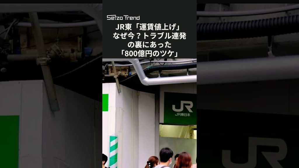 【今日から】JR東「運賃値上げ」なぜ今？トラブル連発の裏にあった「800億円のツケ」