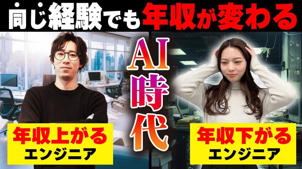 【知らないとヤバイ】AI時代の消えるエンジニアと年収が上がるエンジニアの違い