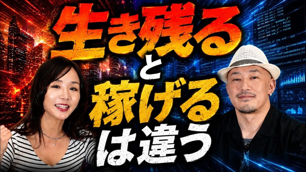【二極化】AI時代に「生き残る」と「稼げる」は全く異なる!?