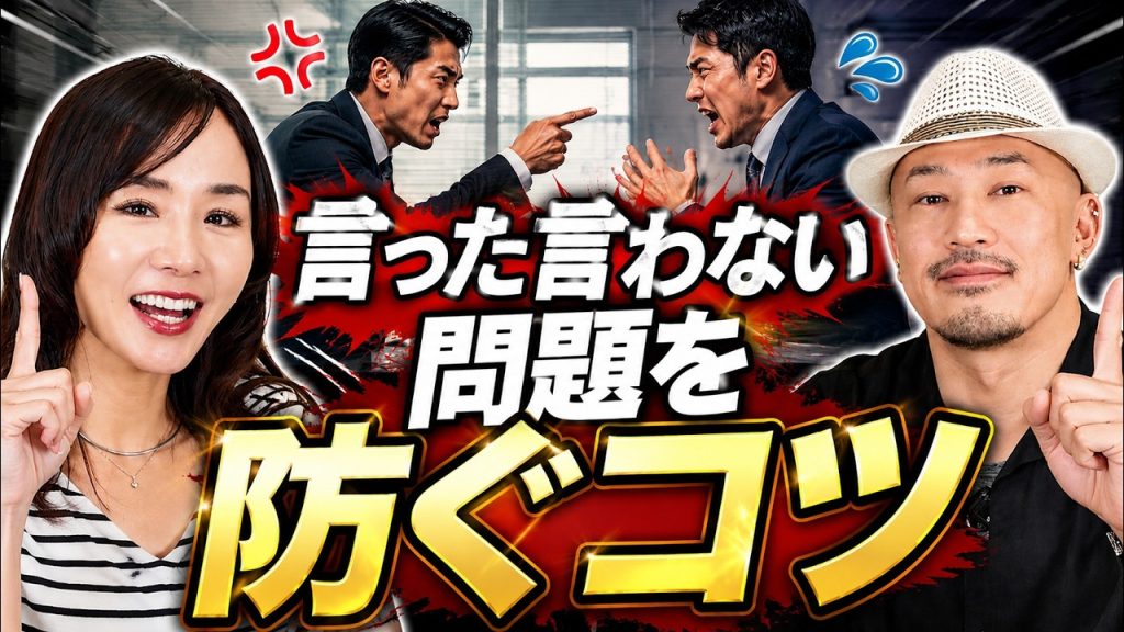 【職場トラブル】言った・言わない問題は〇〇で防げる