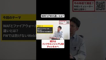 WAFとファイアウォールの違いとは？ #shorts
