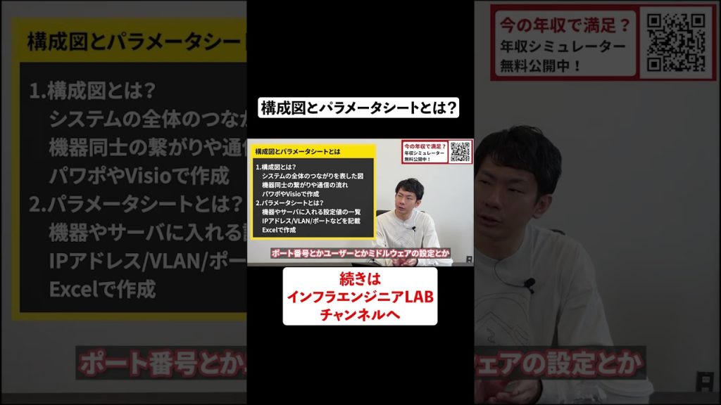 構成図とパラメータシートとは #shorts