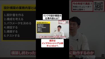 インフラ設計構築の仕事内容とは？ #shorts