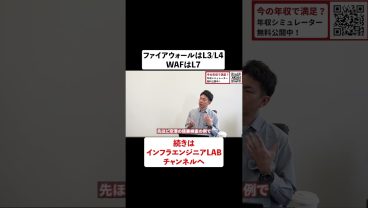 FWはL3/L4、WAFはL7? #shorts