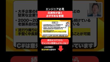 汎用性が高くおすすめな言語☺️ #エンジニア転職 #モロー