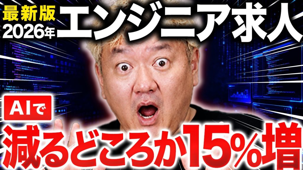 エンジニア求人2026最新版——伸びる職種・消える職種を全部見せます