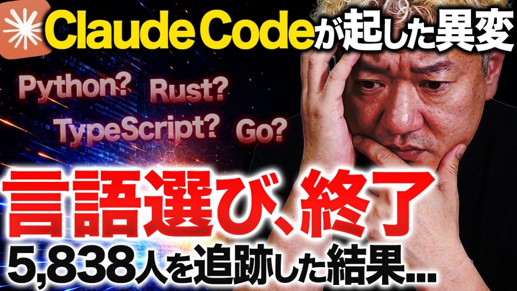 Claude Codeで自分の専門外の言語が書けるようになる——5,838人の追跡が証明した「技術的フロンティア拡大」効果