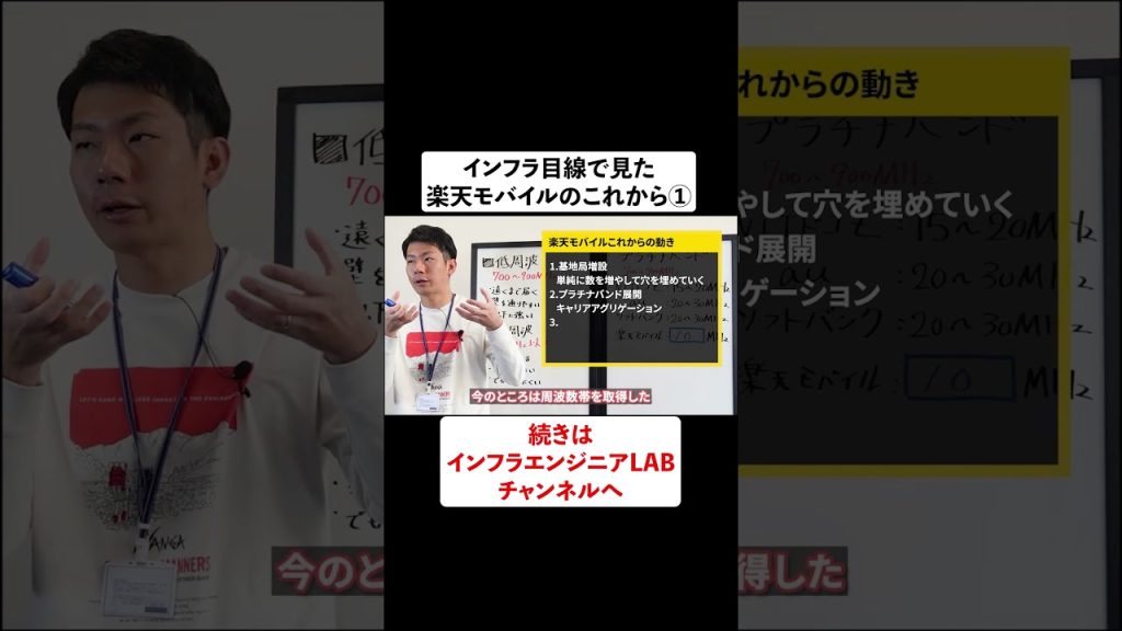 インフラ目線で見る楽天モバイルのこれから① #shorts