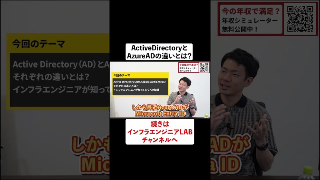 ActiveDirectoryとAzureADの違い #shorts