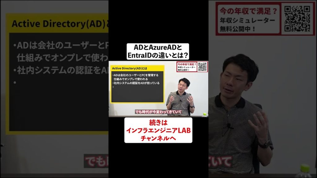 ADとAzureADの違い #shorts