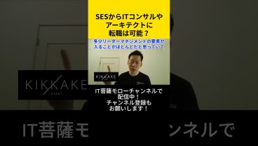 SESからITコンサルやアーキテクトに転職は可能？ #エンジニア転職 #モロー