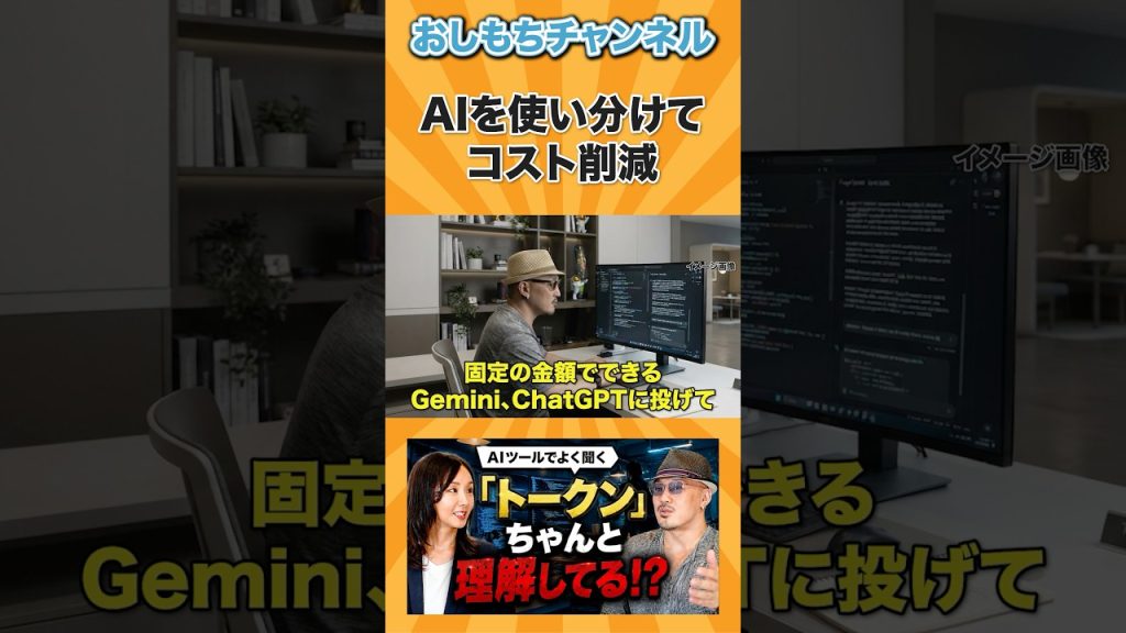 AIをうまく使い分けてコスト削減 #shorts #エンジニア #転職 #キャリア #年収 #IT #Web開発 #AI #おしもち #相談 #経営者