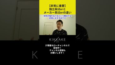 【非常に重要】独立系SIerとメーカー系SIerの違い #エンジニア転職 #モロー