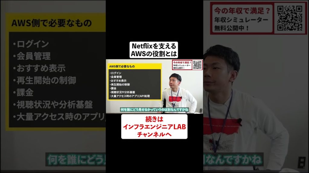 Netflixを支えるAWSの役割とは #shorts