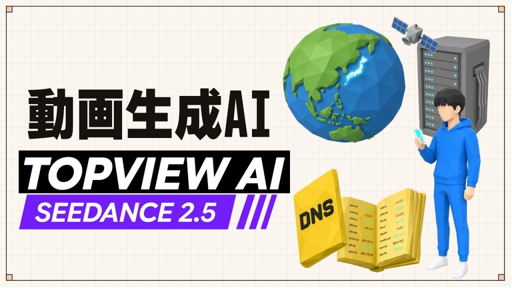 TopView、Seedance 2.5で動画生成してみた