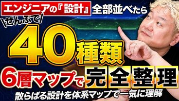 エンジニアの「設計」を全部並べたら40種類あった｜6層マップで完全整理