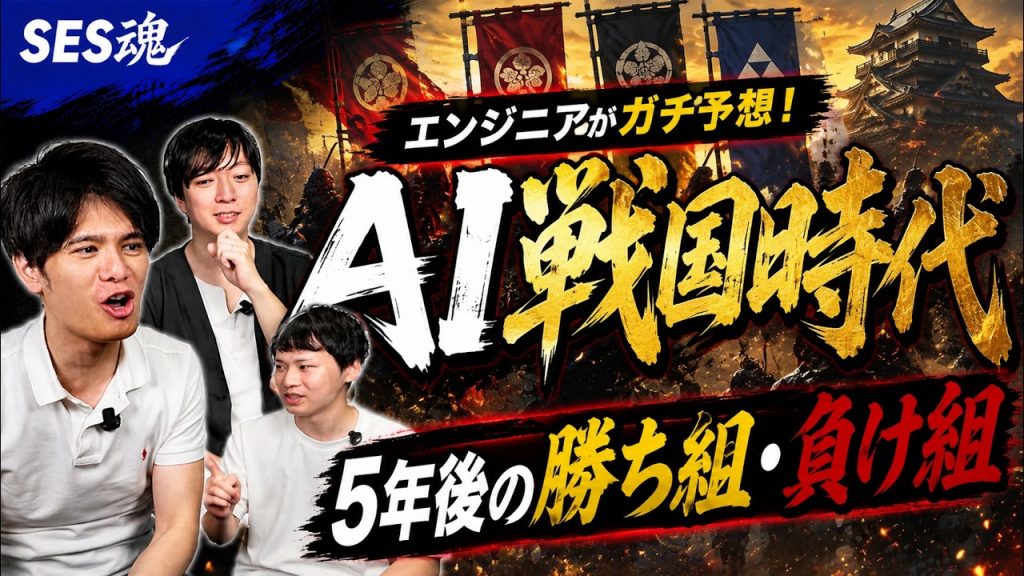 【ガチ予想】AI戦国時代に生き残るSESエンジニアの条件とは？【5年後】