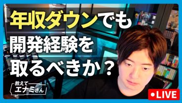 年収ダウンでも開発経験を取るべきか
