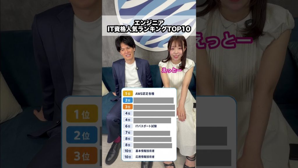 【クイズ】エンジニアIT資格人気ランキングTOP 10