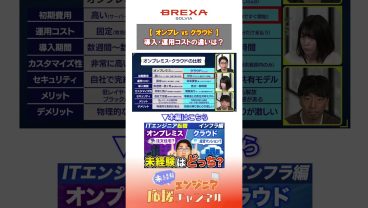 【インフラエンジニア】初期費用数千万円vs0円！？クラウドの従量課金制のメリットとオンプレの固定費を比較#エンジニア  #インフラ #プログラミング #未経験 #解説 #解説動画 #転職 #aws